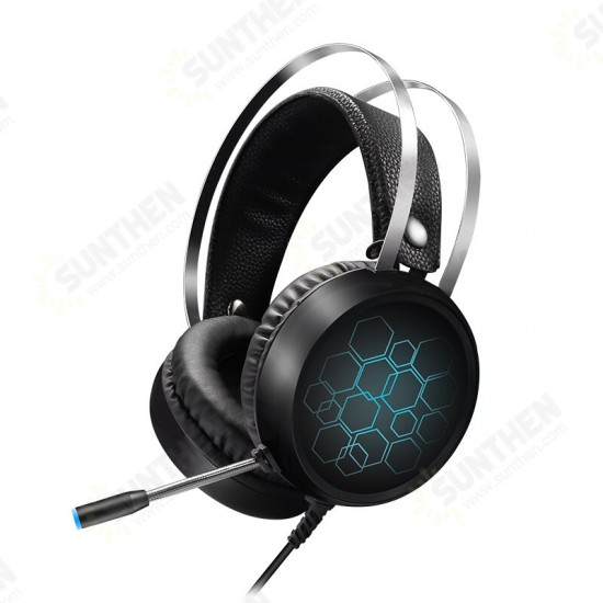 X1 Professional Virtual 7.1 Gaming Headset RGB Light Headphone USB Wired with Mic for PC Computer X1 Professional Virtual 7.1 Gaming Headset RGB Light Headphone USB Wired with Mic for PC Computer