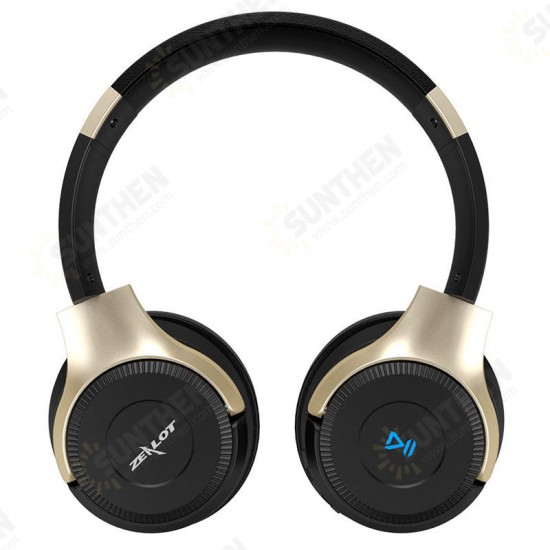 B26T HiFi Stereo Wireless bluetooth Headphone Foldable Touch Control TF Card Headset with Mic