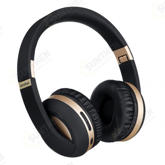 [bluetooth 5.0] Portable Wireless Headphone Foldable TF Card FM Radio Stereo Headset with Mic