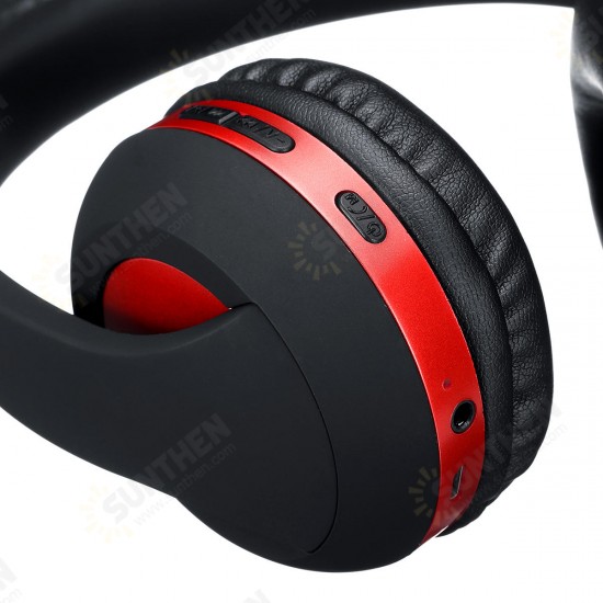 [bluetooth 5.0] Portable Wireless Headphone Foldable TF Card FM Radio Stereo Headset with Mic