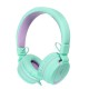 I35 Foldable Noise Cancelling Wired On-ear Headphone Headset with Mic for Samsung S8 Xiaomi