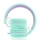 I35 Foldable Noise Cancelling Wired On-ear Headphone Headset with Mic for Samsung S8 Xiaomi