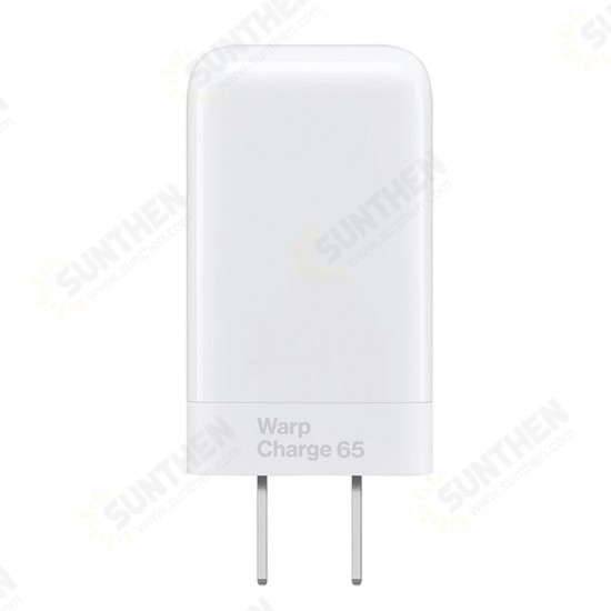 Warp Charge 65W Power Fast Charging Charger Adapter US Plug PPS PD for OnePlus 8T OnePlus 8 Pro/8/7T Pro