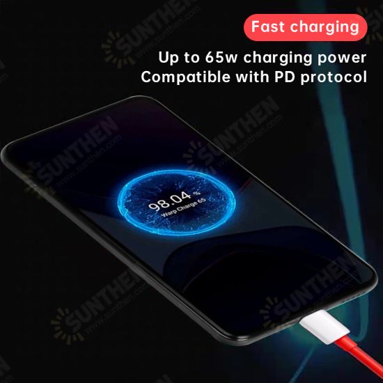 Warp Charge 65W Power Fast Charging Charger Adapter US Plug PPS PD for OnePlus 8T OnePlus 8 Pro/8/7T Pro