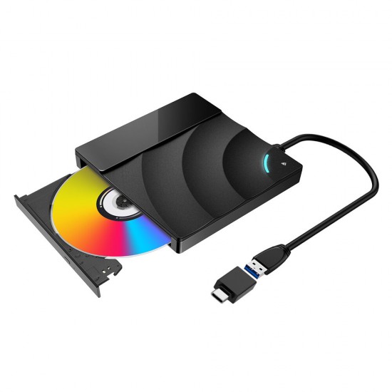 BW-VD2 External Blu-Ray DVD Drive 3D 4K Player USB3.0 Type-C Ports Optical Drives for WIN/MAC