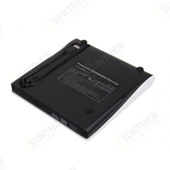 External DVD RW CD Writer Drive Type-C USB 3.0 Optical Drives Slim Combo Drive Burner Reader Player