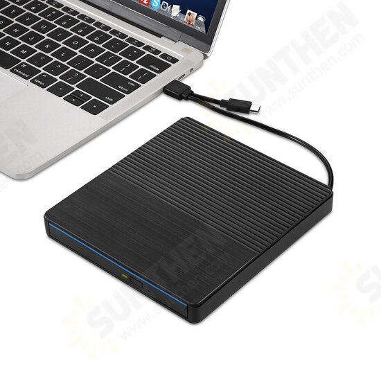 External Optical Drive USB3.0 Type-C CD Burner Multifunctional High Speed CD/DVD Player TF/SD Card Reader for Windows Linux Mac System