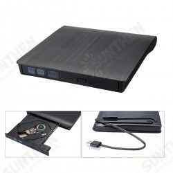 External USB 2.0 DVD RW CD Writer Slim Optical Drive Burner Reader Player For PC Laptop Business Office External USB 2.0 DVD RW CD Writer Slim Optical Drive Burner Reader Player For PC Laptop Business Office