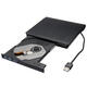 External USB 2.0 DVD RW CD Writer Slim Optical Drive Burner Reader Player For PC Laptop Business Office