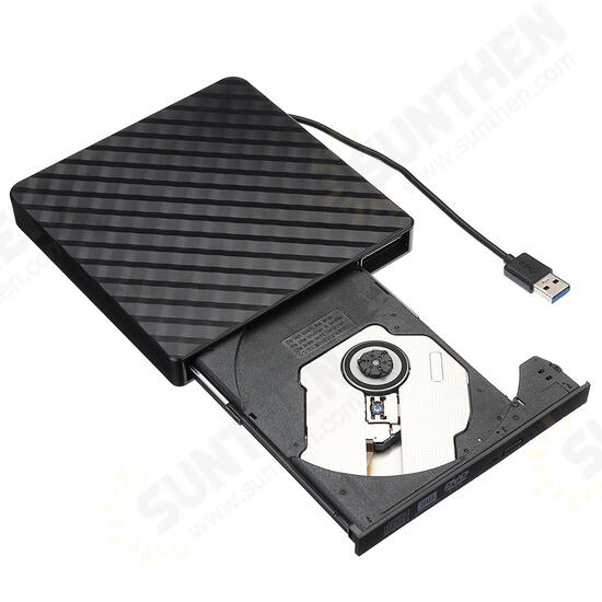 External USB3.0 DVD RW CD Writer Slim Optical Drive Burner Reader Player For PC Laptop