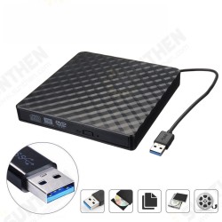External USB3.0 DVD RW CD Writer Slim Optical Drive Burner Reader Player For PC Laptop External USB3.0 DVD RW CD Writer Slim Optical Drive Burner Reader Player For PC Laptop
