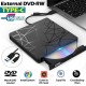 Portable USB3.0 Type-C Optical Drives Black Tray Type External DVD-RW Max.24X High-speed Data Transmission for Win XP Win 7 Win 8 Win 10 Mac