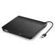 USB3.0 External Optical Drive Slim USB CD DVD Burner DVD-RW Player Writer Support 2MB Data Transfer for PC Laptop Computer