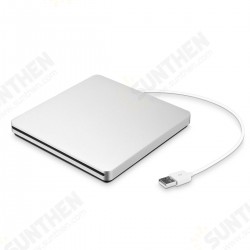 Portable USB 3.0 Silver External DVD-RW Max.24X High-speed Data Transmission for Win XP Win 7 Win 8 Win 10 for Mac Portable USB 3.0 Silver External DVD-RW Max.24X High-speed Data Transmission for Win XP Win 7 Win 8 Win 10 for Mac