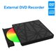 3.0 USB Type-C DVD Optical Drive High-speed Plug and Play External Ultra-thin CD Read-write Recorder for Laptop