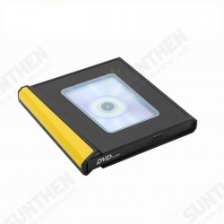 Transparent USB3.0 Type-C DVD CD Optical Drive Burner Drive-Free High-Speed Read-Write Recorder External DVD-RW Player Writer Reader for PC Laptop Transparent USB3.0 Type-C DVD CD Optical Drive Burner Drive-Free High-Speed Read-Write Recorder External DVD-RW Player Writer Reader for PC Laptop