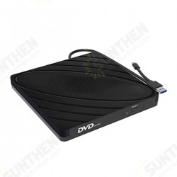 USB3.0 Type-C External CD DVD Optical Drive High Speed Data Transfer External DVD-RW Player External Burner Writer Rewriter for Computer PC Laptop XD0065