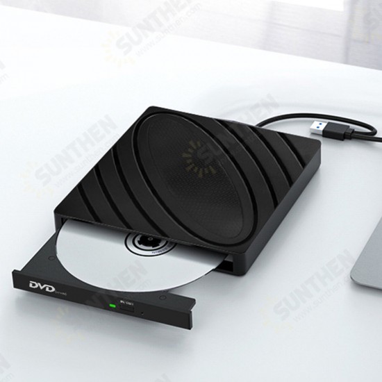 USB3.0 Type-C External CD DVD Optical Drive High Speed Data Transfer External DVD-RW Player External Burner Writer Rewriter for Computer PC Laptop XD0065