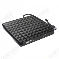 USB3.0 Type-C External CD DVD Optical Drive High Speed Data Transfer External DVD-RW Player External Burner Writer Rewriter for Computer PC Laptop XD002 USB3.0 Type-C External CD DVD Optical Drive High Speed Data Transfer External DVD-RW Player External Burner Writer Rewriter for Computer PC Laptop XD002