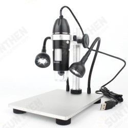 1000X/1600X Digital Microscope USB Electronic Endoscope Zoom Camera Magnifier With LED Aluminum Lift Stand for Android IOS PC 1000X/1600X Digital Microscope USB Electronic Endoscope Zoom Camera Magnifier With LED Aluminum Lift Stand for Android IOS PC