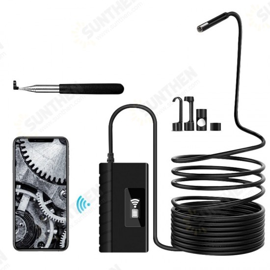 1080P HD Telescoping Wifi Borescope Camera Semi-Rigid Snake Camera USB Borescope IOS For Iphone Tablet