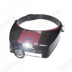 10X Lighted Magnifying Glass Headset Head Magnifier Adjustable-Headbrand 10X Lighted Magnifying Glass Headset Head Magnifier Adjustable-Headbrand