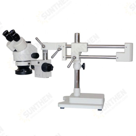 3.5X 7X 45X 90X Double Boom Stand Zoom Simul Focal Trinocular Stereo Microscope+41MP Camera Microscope For Industrial PCB Repair