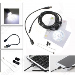 6 LED 7mm Lens IP67 USB Android Borescope Waterproof Tube Snake Camera for Android Phone and PC 6 LED 7mm Lens IP67 USB Android Borescope Waterproof Tube Snake Camera for Android Phone and PC