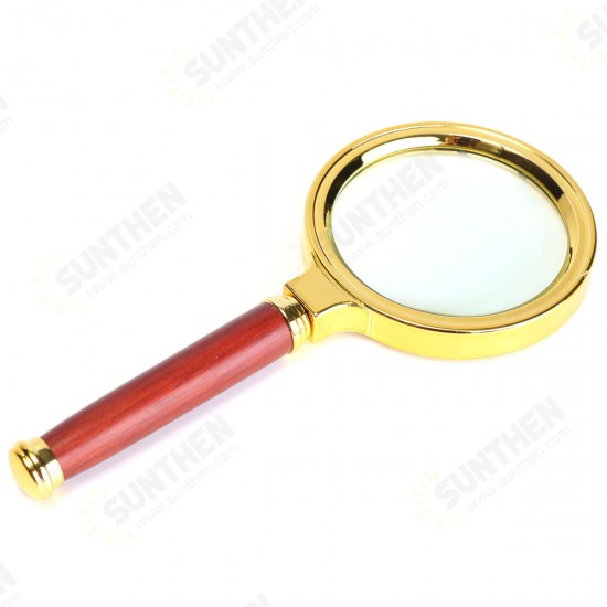 70mm 10X Handheld Magnifier Magnifying Glass Loupe Lens for Easy Reading Jewelry