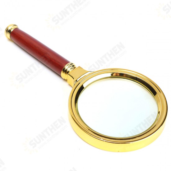 70mm 10X Handheld Magnifier Magnifying Glass Loupe Lens for Easy Reading Jewelry