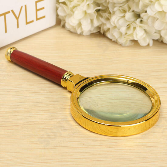 70mm 10X Handheld Magnifier Magnifying Glass Loupe Lens for Easy Reading Jewelry