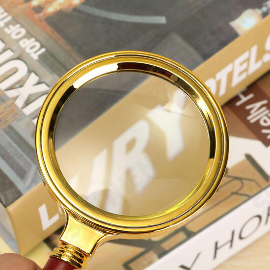 70mm 10X Handheld Magnifier Magnifying Glass Loupe Lens for Easy Reading Jewelry