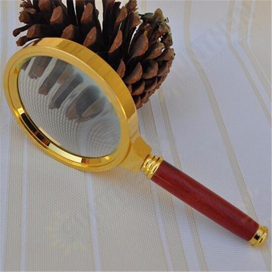 70mm 10X Handheld Magnifier Magnifying Glass Loupe Lens for Easy Reading Jewelry