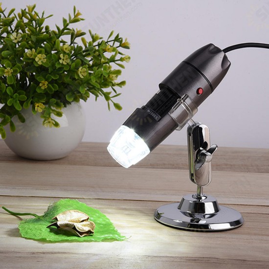 8 Led 0.3M/2M Pixel Digital USB Microscope Magnifier Video Camera