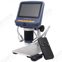AD106S Digital Microscope 4.3 Inch 1080P With HD Sensor USB Microscope For Phone Repair Soldering Tool Jewelry Appraisal Biologic Use Kids Gift