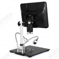 AD208S 8.5 Inch 5X-1200X Digital Microscope Adjustable 1280*800 LCD Display Microscope 1080P Scope Soldering Tool with Two Fill Lights AD208S 8.5 Inch 5X-1200X Digital Microscope Adjustable 1280*800 LCD Display Microscope 1080P Scope Soldering Tool with Two Fill Lights