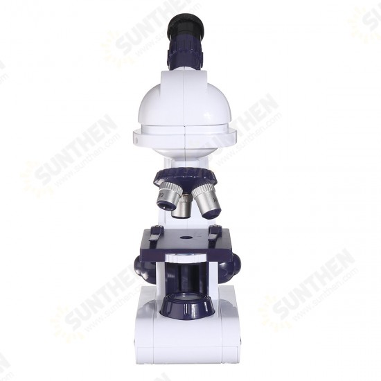 Biological Microscope Kit Children School Educational Toys Kids Gift 80x - 450x