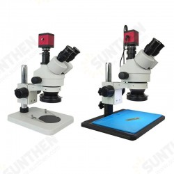 0.7-45X 13MP Trinocular Stereo Soldering Microscope Stand Lens Digital Camera for Repair Mobile Phone Tools Kits 0.7-45X 13MP Trinocular Stereo Soldering Microscope Stand Lens Digital Camera for Repair Mobile Phone Tools Kits