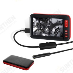 F200 4.3inch Color Screen HD 1080P Digital Borescope 8MM Camera Rechargeable Lithium Battery With Adjustable Brightness 8LEDs 2m/5m/10m Hard Wire F200 4.3inch Color Screen HD 1080P Digital Borescope 8MM Camera Rechargeable Lithium Battery With Adjustable Brightness 8LEDs 2m/5m/10m Hard Wire