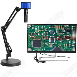 51MP 1080P 2K HDMI USB Industrial Video Microscope Camera Big Visual Field Manual IRIS 120X Zoom Lens for PCB Soldering Repair 51MP 1080P 2K HDMI USB Industrial Video Microscope Camera Big Visual Field Manual IRIS 120X Zoom Lens for PCB Soldering Repair