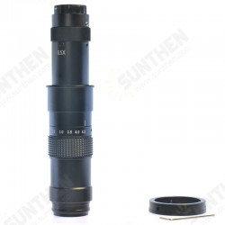 HD 0.7X-4.5X 180X Zoom C-Mount Parallel Light Lens For Industry Microscope Camera Glass Lens 40mm / 50mm Ring HD 0.7X-4.5X 180X Zoom C-Mount Parallel Light Lens For Industry Microscope Camera Glass Lens 40mm / 50mm Ring