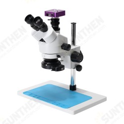 HY-5130 7X-45X Simul-Focal Trinocular Stereo Microscope 51MP HDMI Digital USB Industry Microscope Video Camera for Soldering Repair HY-5130 7X-45X Simul-Focal Trinocular Stereo Microscope 51MP HDMI Digital USB Industry Microscope Video Camera for Soldering Repair