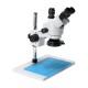 HY-5130 7X-45X Simul-Focal Trinocular Stereo Microscope 51MP HDMI Digital USB Industry Microscope Video Camera for Soldering Repair