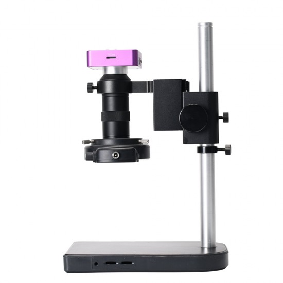 New Model 51MP HDMI-Compatible USB Digital Microscope Camera + Mini Stand + 56 LED Lights Lamp For Jewelry Phone Repair Tool Kit
