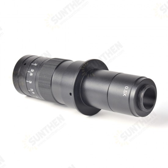 Zoom C-mounting Lens 0.7X to 4.5X Magnification 25mm for CCD CMOS Industrial Video Microscope Cameras