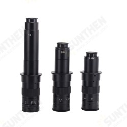 Zoom C-mounting Lens 0.7X to 4.5X Magnification 25mm for CCD CMOS Industrial Video Microscope Cameras Zoom C-mounting Lens 0.7X to 4.5X Magnification 25mm for CCD CMOS Industrial Video Microscope Cameras