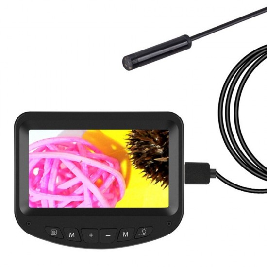 KA-8 4.3 Inch LCD Display Visual Cleaning Instrument Pipe Borescope Car Air Conditioner Pipeline Inspection Camera
