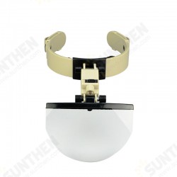 MG81003 1.2X 3.8X 4.5X 5.5X LED Hands-free Magnifier Helmet Magnifying Glass Loupe with Lamp 4 Lens for Watch Jewelry Repair Reading MG81003 1.2X 3.8X 4.5X 5.5X LED Hands-free Magnifier Helmet Magnifying Glass Loupe with Lamp 4 Lens for Watch Jewelry Repair Reading