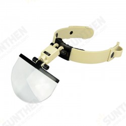 MG81003 1.2X 3.8X 4.5X 5.5X LED Hands-free Magnifier Helmet Magnifying Glass Loupe with Lamp 4 Lens for Watch Jewelry Repair Reading MG81003 1.2X 3.8X 4.5X 5.5X LED Hands-free Magnifier Helmet Magnifying Glass Loupe with Lamp 4 Lens for Watch Jewelry Repair Reading