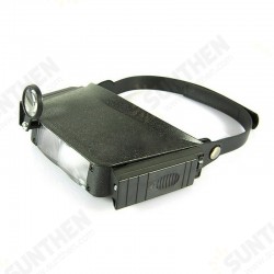 MG81007 1.8X 2.3X 3.7X 4.8X Helmet Magnifying Glass Third Hand Illuminated Magnifier with Light for Reading Glasses Watch Clock Repair MG81007 1.8X 2.3X 3.7X 4.8X Helmet Magnifying Glass Third Hand Illuminated Magnifier with Light for Reading Glasses Watch Clock Repair